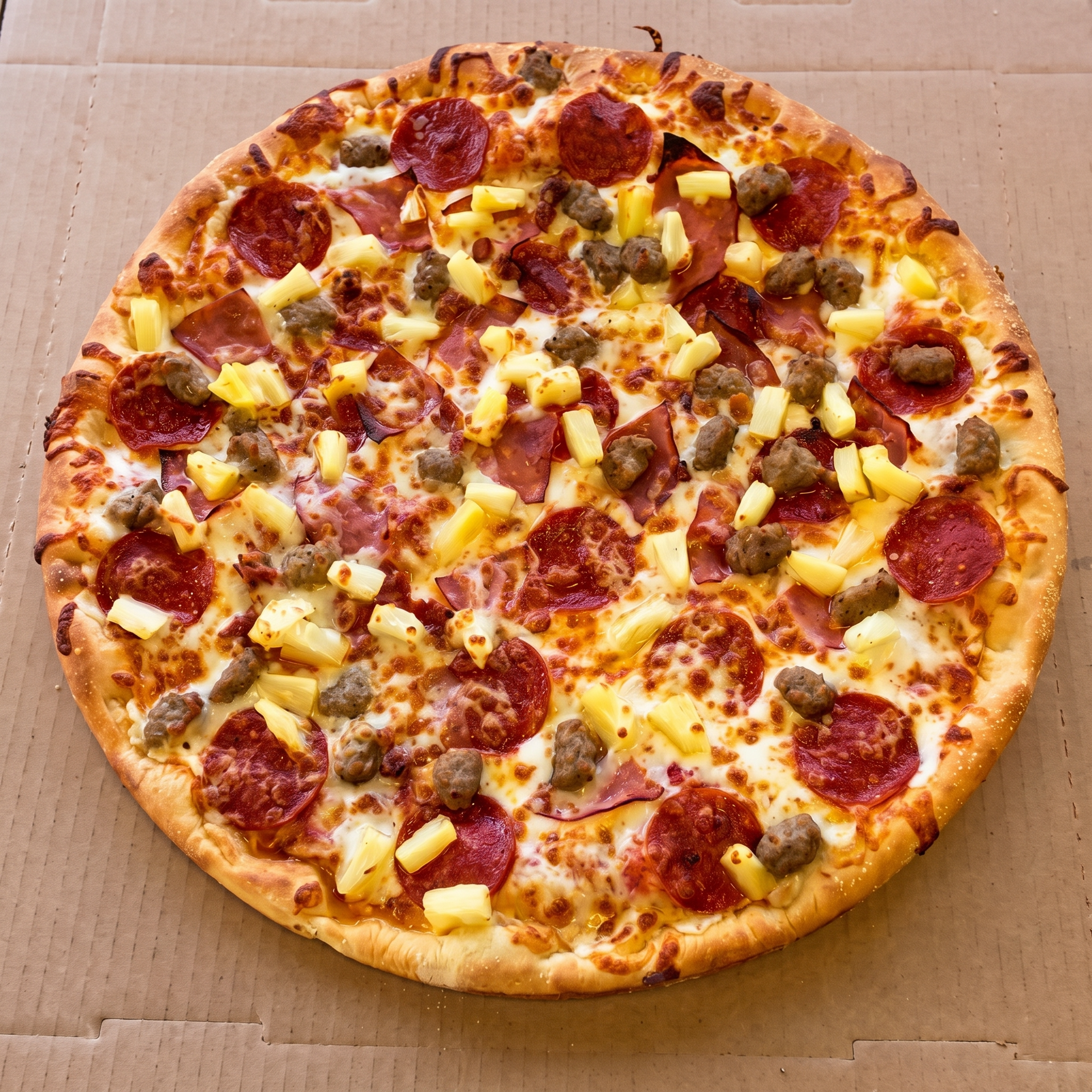 Xtreme Pepperoni and Super Hawaiian